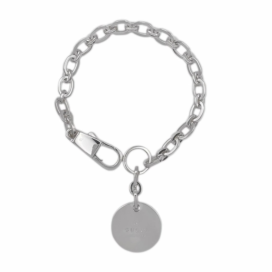 GUCCI Gucci Bracelet SV925 Silver Men's (1 of 15)