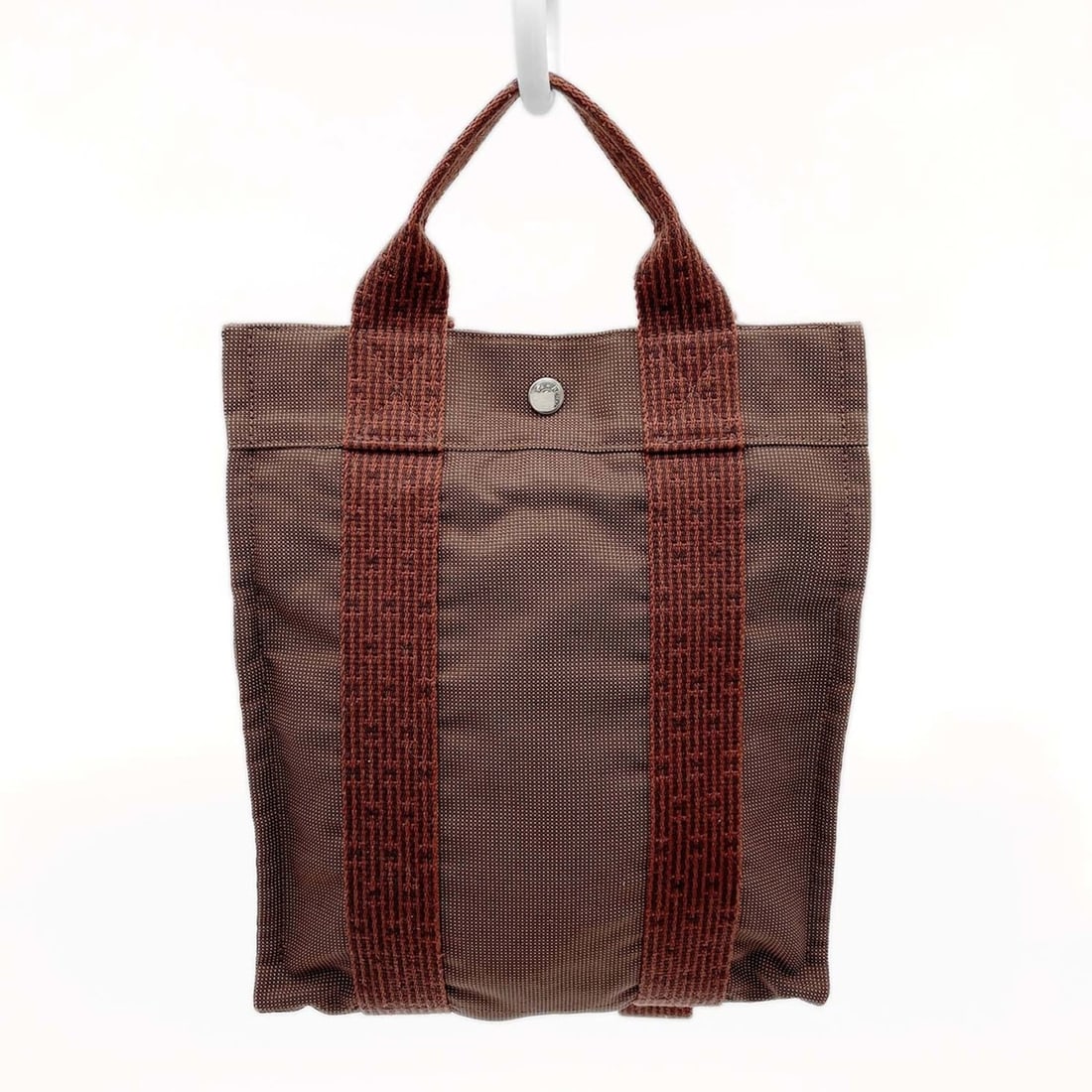 HERMES Hermes Herline Ad PM Backpack/Daypack Canvas Brown Women's (1 of 11)