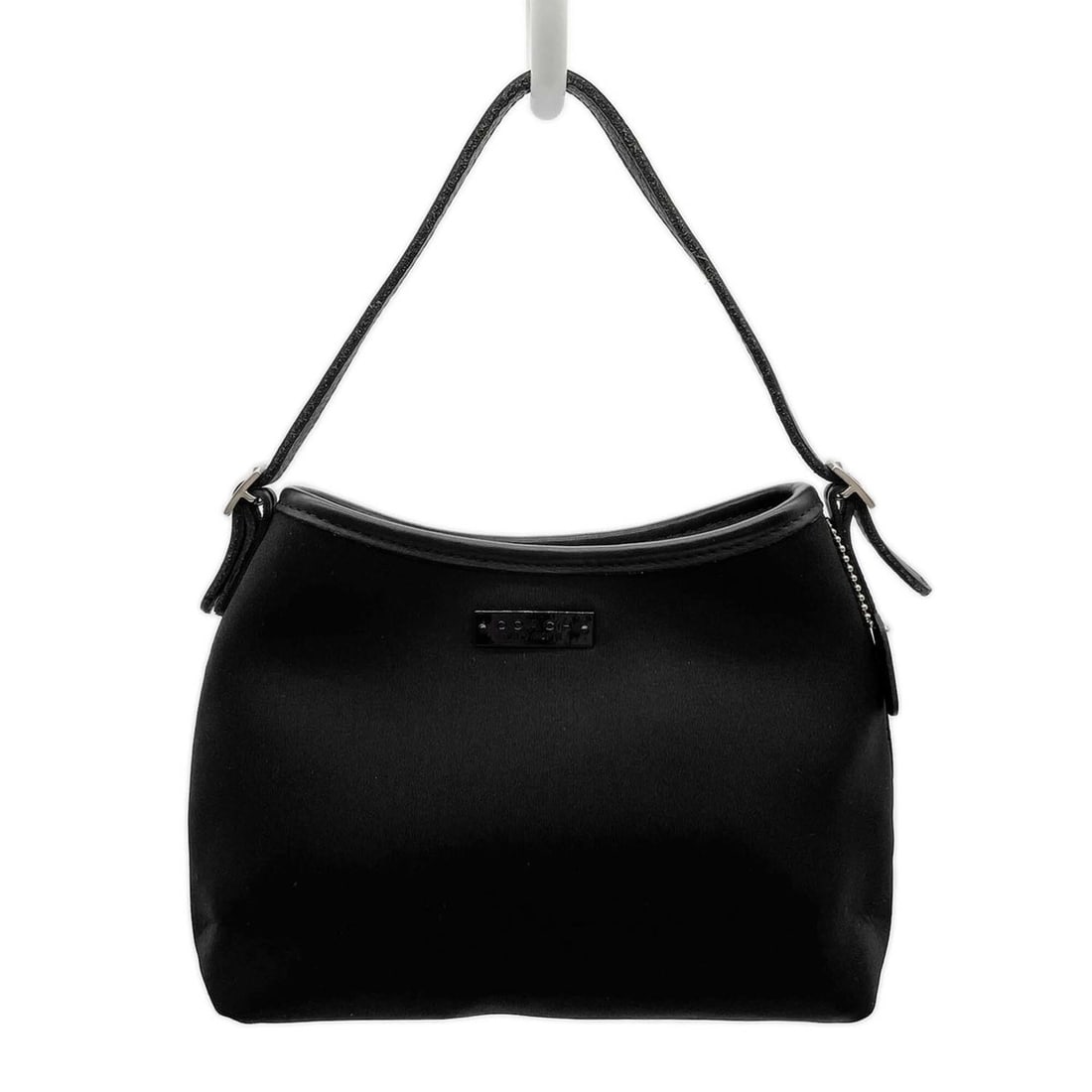 COACH Leather Trim Handbag Mini Accessory Pouch J9N-6236 Nylon Women's: --- Catalog ---Category: SizeSize (HxWxD): 17cm x 20.5cm x 6.5cm / 6.69'' x 8.07'' x 2.55''Category: DesignType: Handbag, PouchColor: BlackGender: WomenMaterial: Nylon , Leather Category: GeneralMPN: 