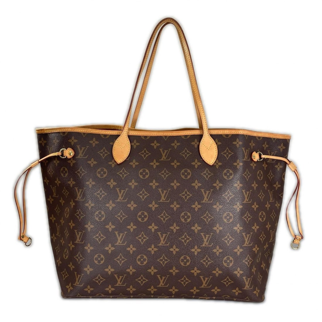 LOUIS VUITTON Neverfull GM M40157 Tote Bag, Monogram Canvas, Brown, Women's (1 of 19)