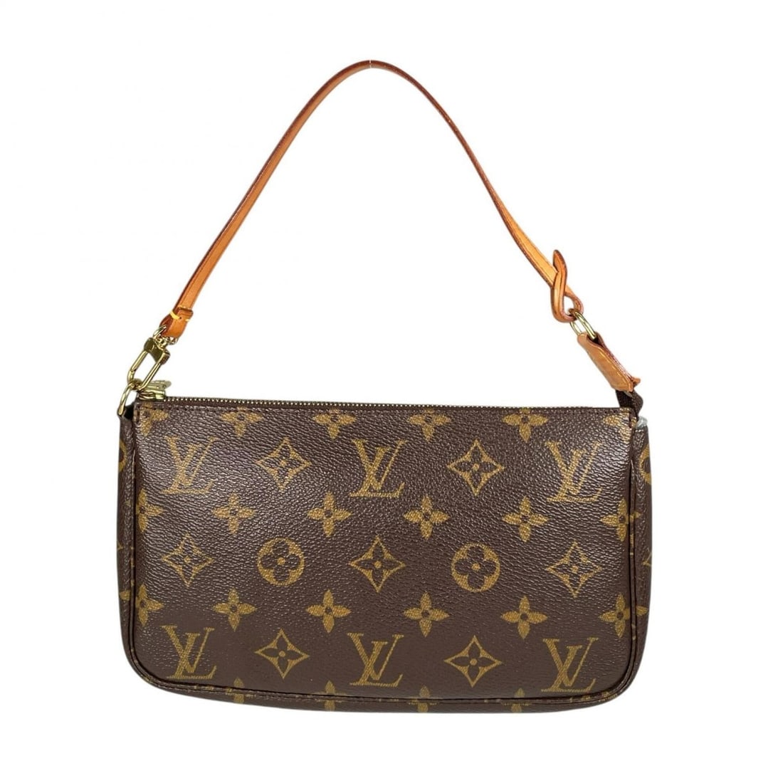 LOUIS VUITTON Accessoires M51980 Handbag, Monogram Canvas, Brown, Women's (1 of 14)