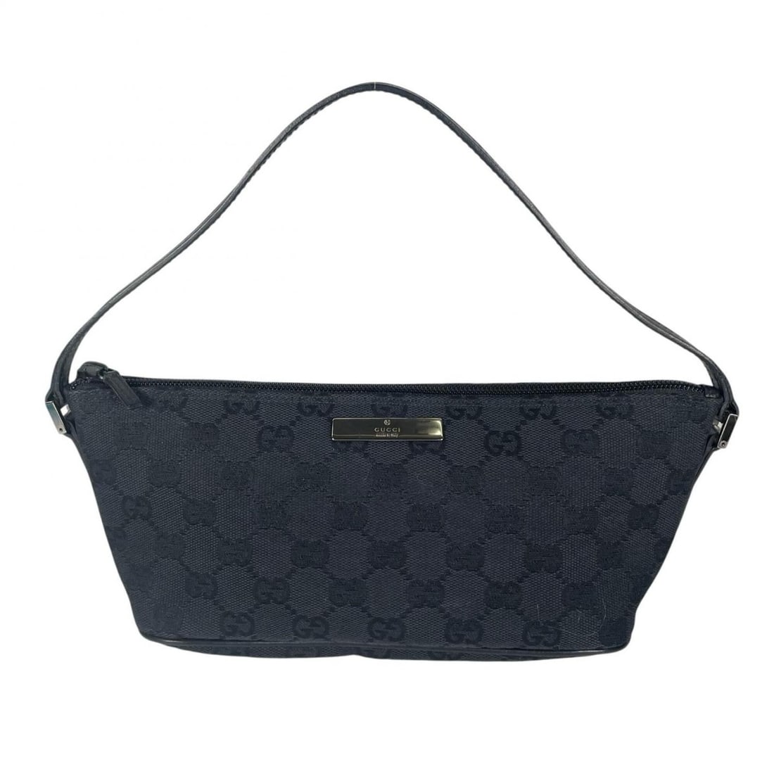 GUCCI accessory pouch 01798, handbag, GG canvas, black, women's.: --- Catalog ---Category: SizeSize (HxWxD): 11cm x 27cm x 9cm / 4.33'' x 10.62'' x 3.54''Category: DesignType: Handbag, PouchColor: BlackGender: WomenMaterial: GG canvas Hardware Color: SilverCategory: