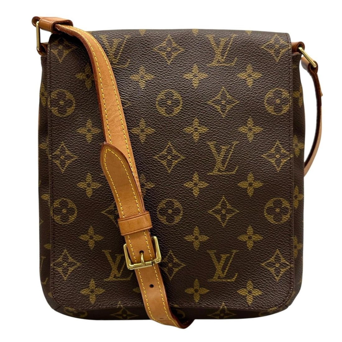LOUIS VUITTON Musette Salsa M51258 Shoulder Bag, Monogram Canvas, Brown, Women's (1 of 15)