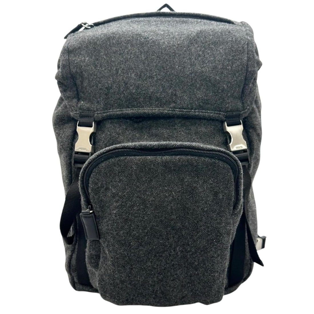 PRADA V135 Backpack/Daypack, Wool, Gray, Men's/Women's (1 of 17)