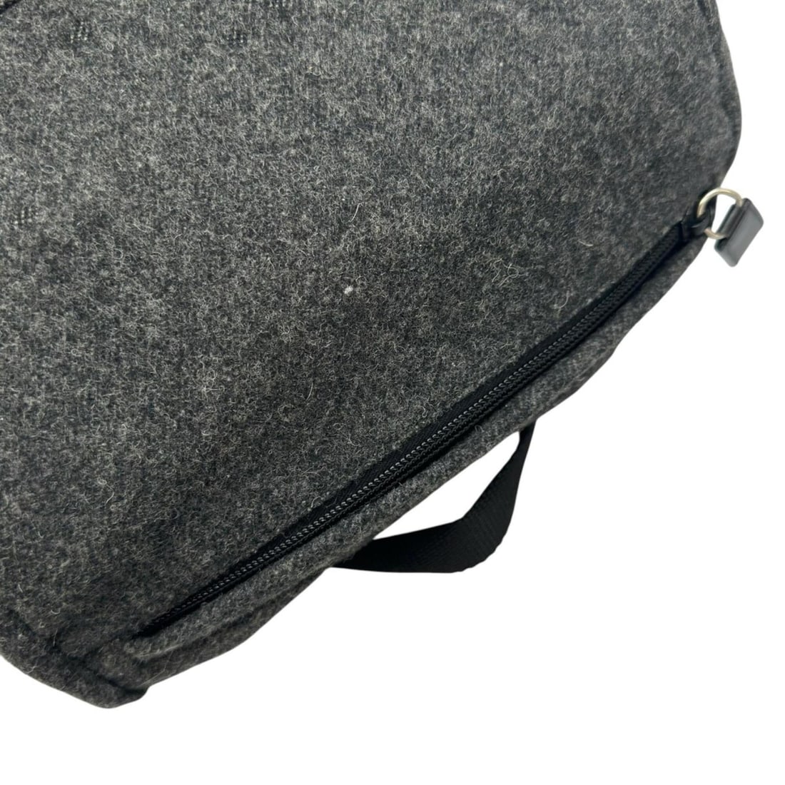 PRADA V135 Backpack/Daypack, Wool, Gray, Men's/Women's - 6