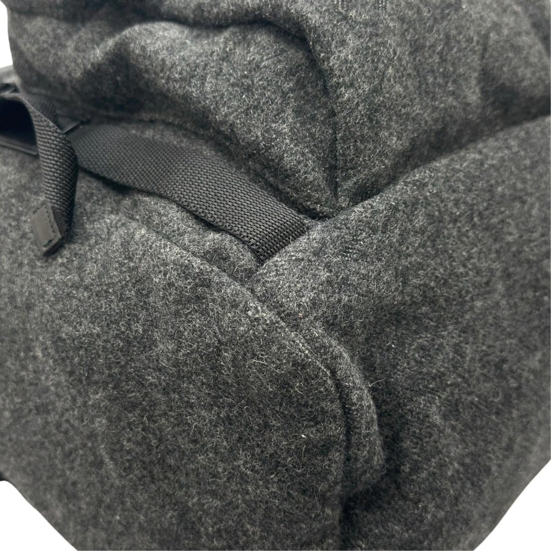 PRADA V135 Backpack/Daypack, Wool, Gray, Men's/Women's - 7