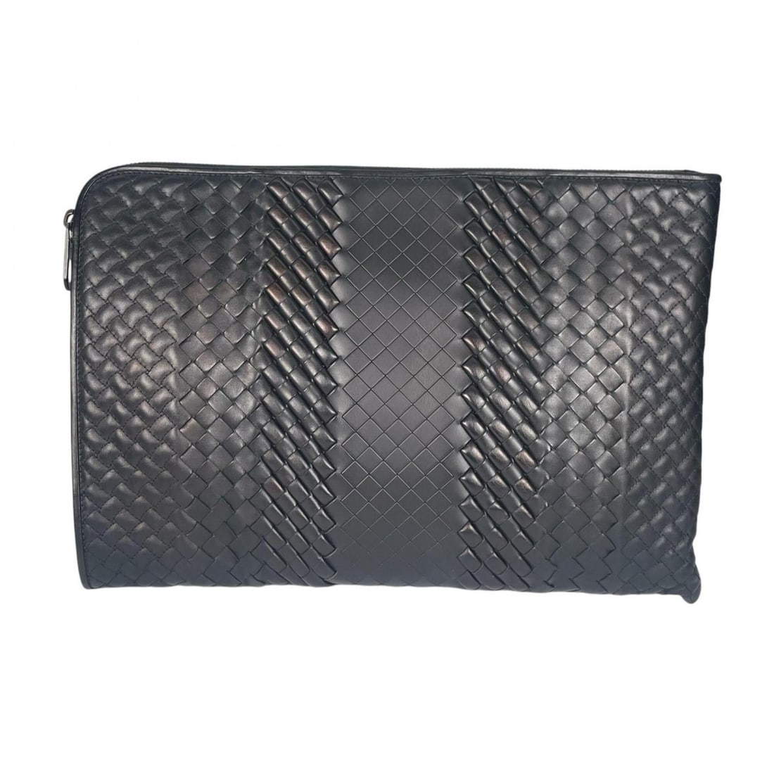 BOTTEGA VENETA Intrecciato Inhematore Clutch Bag, Leather, Black, Men's (1 of 17)