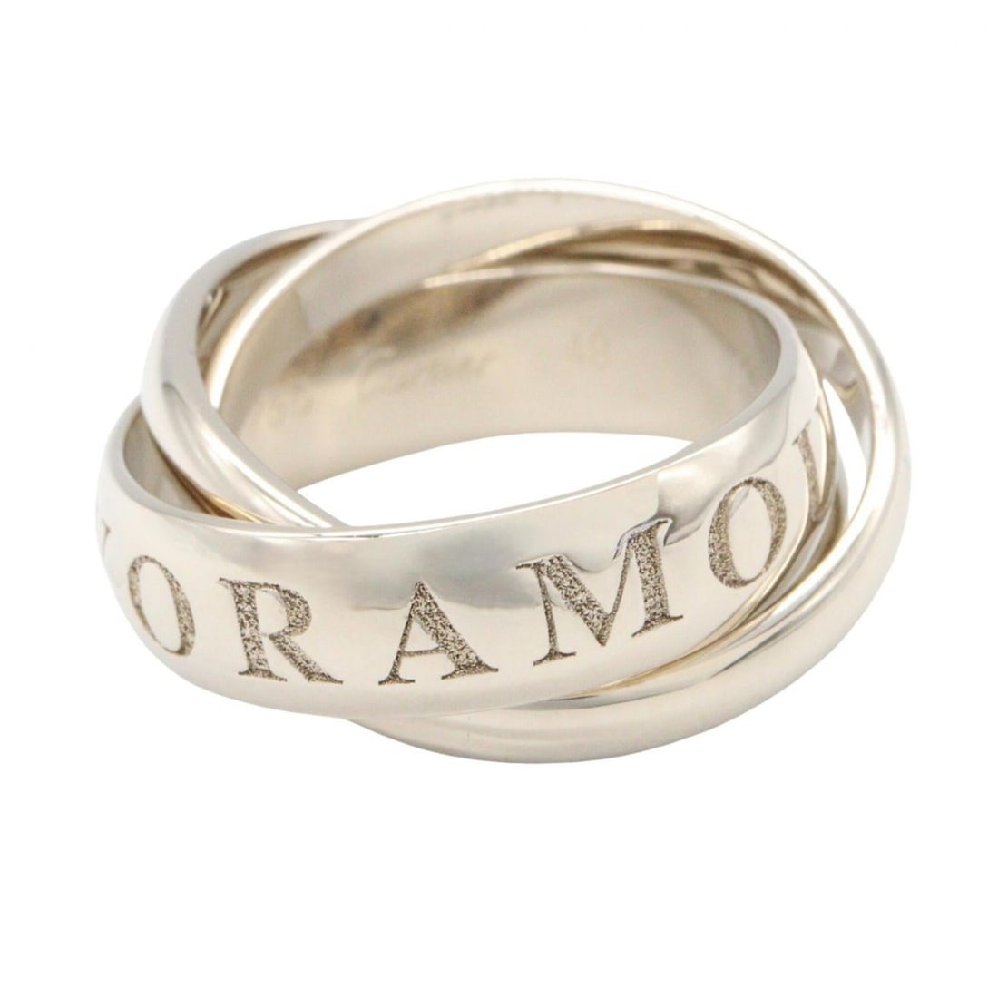 Cartier Trinity Ring, Jewelry, 18KWG (White Gold), Women's, Silver Tone: --- Catalog ---Category: SizeJP Size: 9US Size: 5Category: DesignType: Band ringColor: SilverGender: WomenMaterial: White gold (18K)Category: GeneralBrand: Cartier--- Item List ---Section: ConditionRa