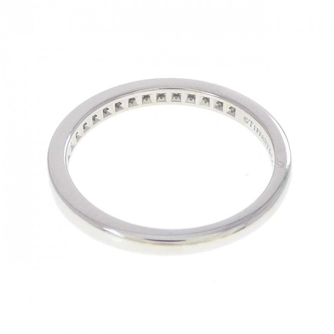 Tiffany Half Circle Channel Setting Ring - 3
