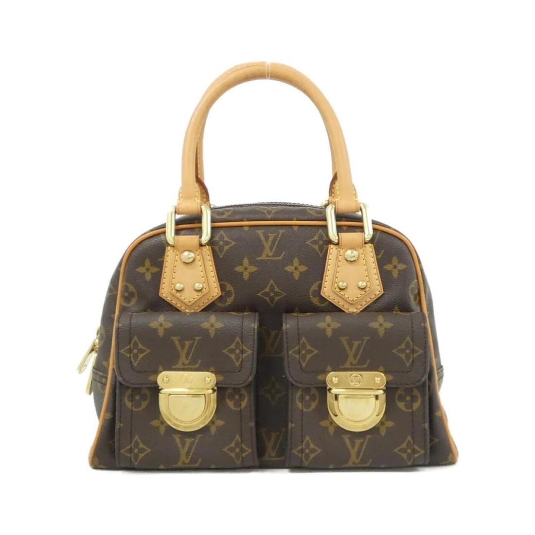 Louis Vuitton Monogram Manhattan PM M40026 Handbag: --- Catalog ---Category: SizeSize (HxWxD): 21cm x 28cm x 12cm / 8.26'' x 11.02'' x 4.72''Category: DesignType: HandbagColor: MarronGender: WomenMaterial: Coated canvas Hardware Color: GoldCategory: