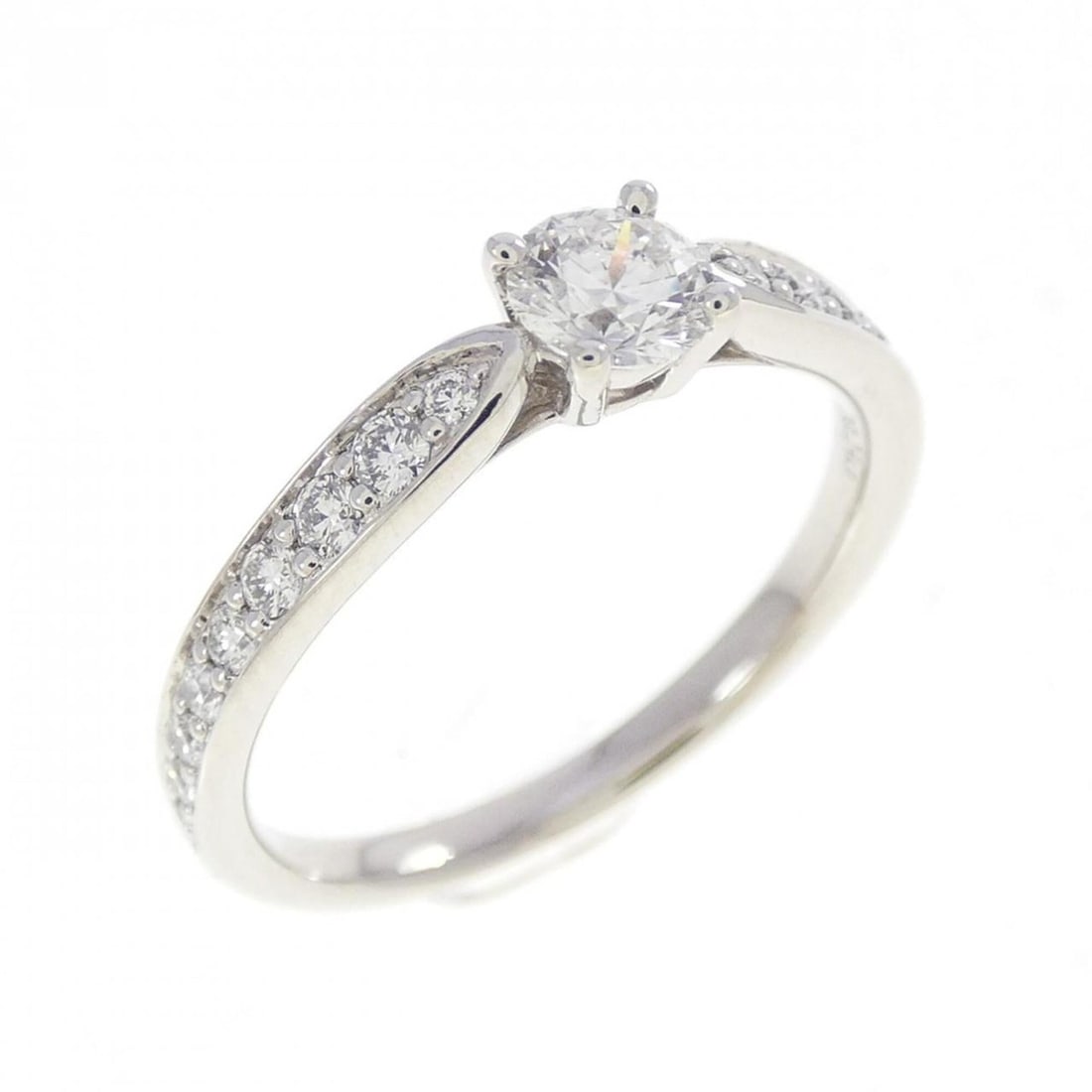 Tiffany Harmony Ring 0.24CT G SI1 3EXT: --- Catalog ---Category: SizeJP Size: 9.0US Size: 5Category: DesignType: Band ringStone: DiamondGender: WomenMaterial: Platinum 950Category: GeneralBrand: Tiffany--- Item List ---Section: