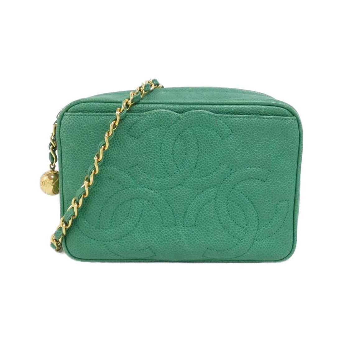 Chanel shoulder bag: --- Catalog ---Category: SizeSize (HxWxD): 12.5cm x 18cm x 8cm / 4.92'' x 7.08'' x 3.14''Category: DesignType: Shoulder bagColor: GreenGender: WomenHardware Color: GoldCategory: GeneralBrand: Chanel--