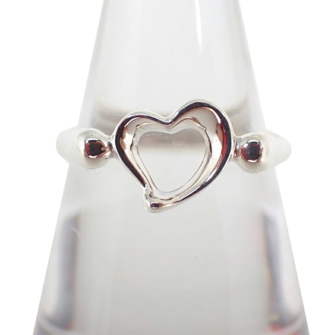 TIFFANY & Co. 925 Heart Ring, Size 14: --- Catalog ---Category: SizeUS Size: 7Brand Size: 54Category: DesignType: Band ringGender: WomenMaterial: Sterling silver 925Category: GeneralBrand: Tiffany--- Item List ---Section: ConditionRanking: