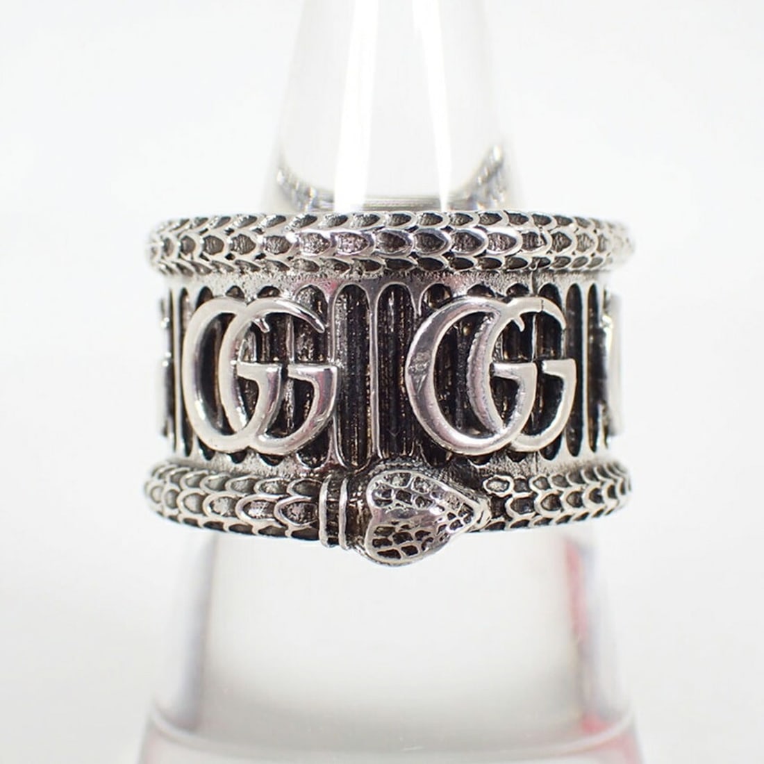 GUCCI 925 Snake Ring, Size 16 - 4