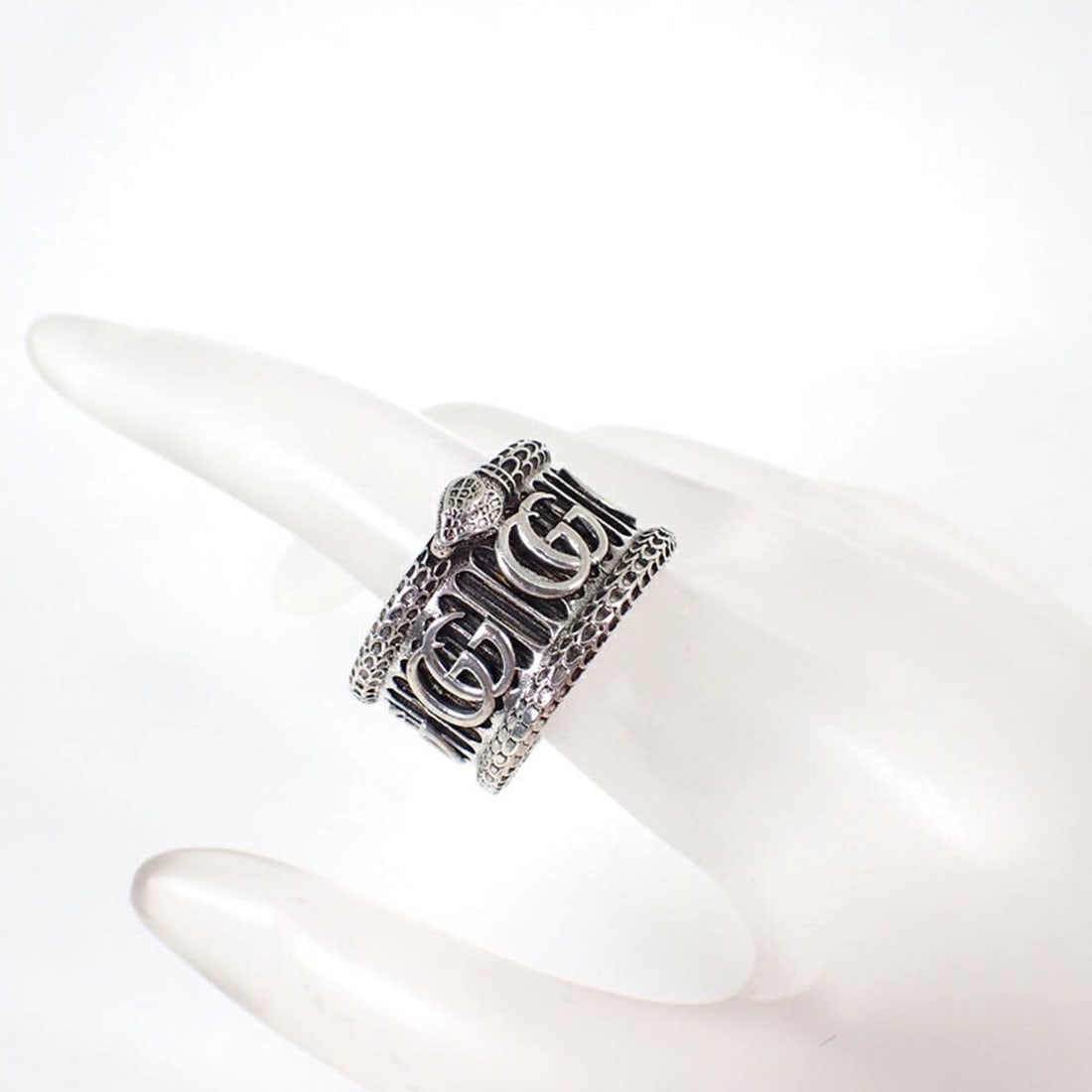 GUCCI 925 Snake Ring, Size 16 - 6