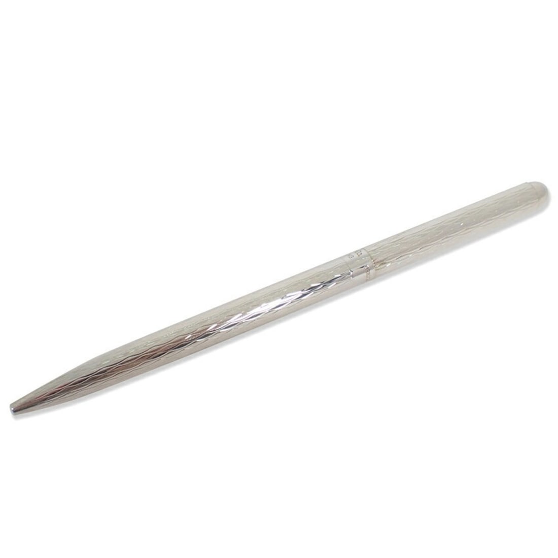 TIFFANY & Co. 925 Twist-Type Ballpoint Pen: --- Catalog ---Category: DesignType: Rollerball penGender: WomenMaterial (Body): Sterling silverCategory: GeneralBrand: TiffanyCategory: Physical PropertiesLength: 11.9cm / 4.68''--- Item List ---Sect