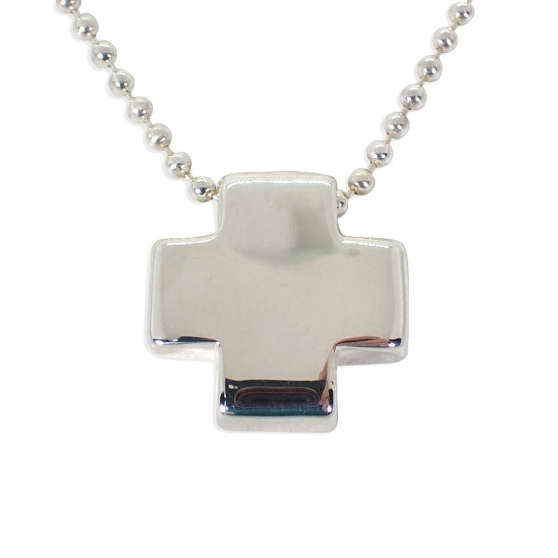 TIFFANY & Co. 925 Roman Cross Pendant Necklace (1 of 10)