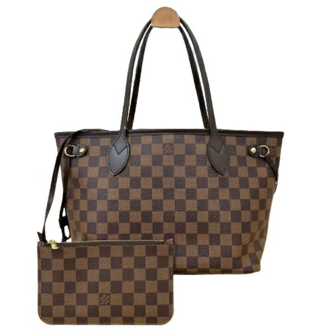 Louis Vuitton Damier Neverfull PM N51109 Tote Bag Leather Women's (1 of 14)