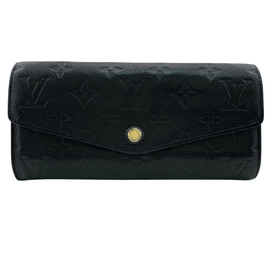 LOUIS VUITTON M60565 Portefeuille Curieuse Bi-fold Flap Monogram Empreinte Long Wallet, Black: --- Catalog ---Category: SizeSize (HxWxD): 10.5cm x 19.5cm / 4.13'' x 7.67''Category: DesignType: Long wallet (bi-fold)Color: Black, NoirGender: WomenMaterial: Leather Category: GeneralLine: Monogram