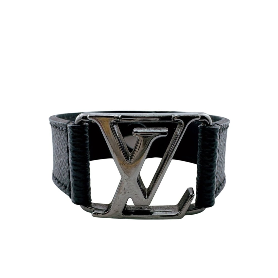 LOUIS VUITTON M6295 Bracelet Hockenheim Bangle Monogram Eclipse Brown - 2