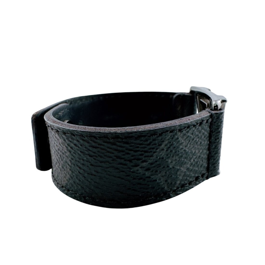 LOUIS VUITTON M6295 Bracelet Hockenheim Bangle Monogram Eclipse Brown - 4