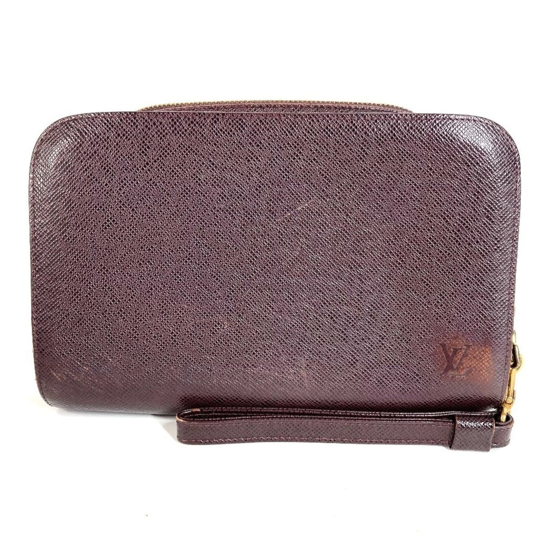 LOUIS VUITTON M30186 Taiga Baikal Clutch Bag with Strap, Second Bag, Leather, Men's/Women's, Acajou: --- Catalog ---Category: SizeSize (HxWxD): 15.5cm x 24cm / 6.1'' x 9.44''Category: DesignType: Clutch bagColor: Acajou, PurpleGender: Men,WomenMaterial: Taiga leather , Leather Category: GeneralMPN: