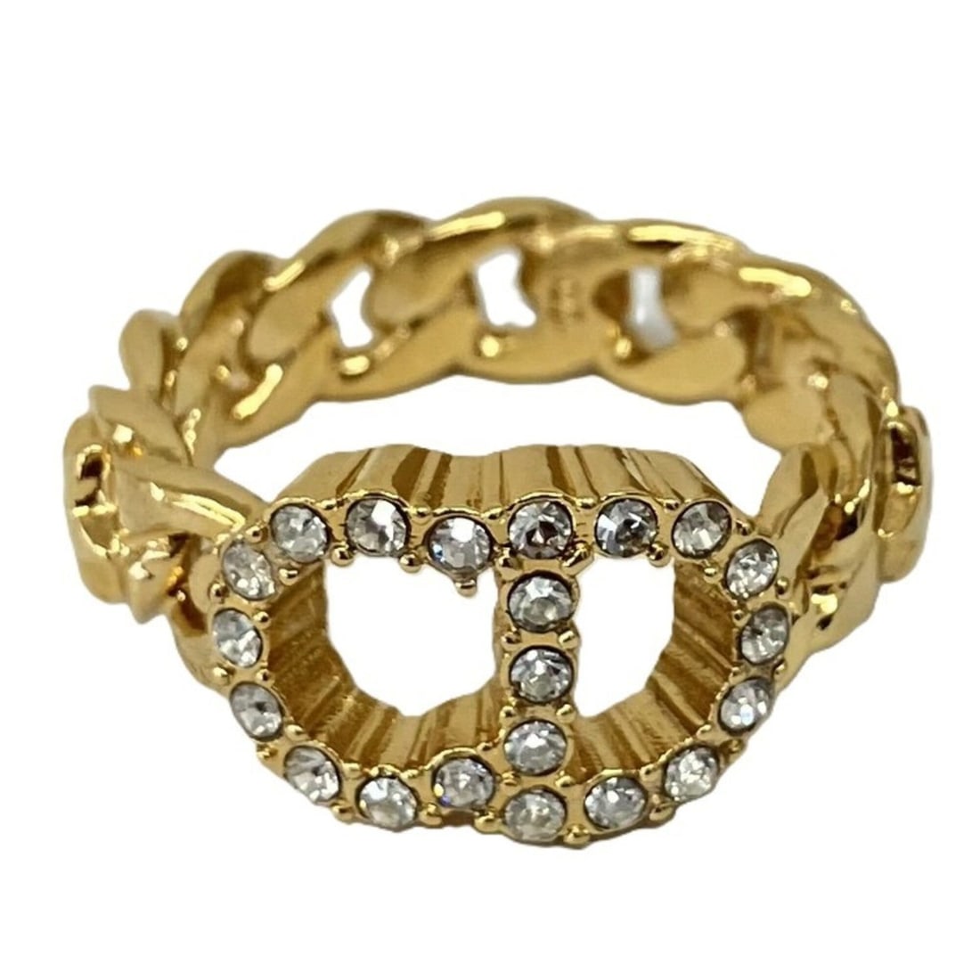 Christian Dior DIOR ring, approximately size 10, women's ring. (1 of 15)