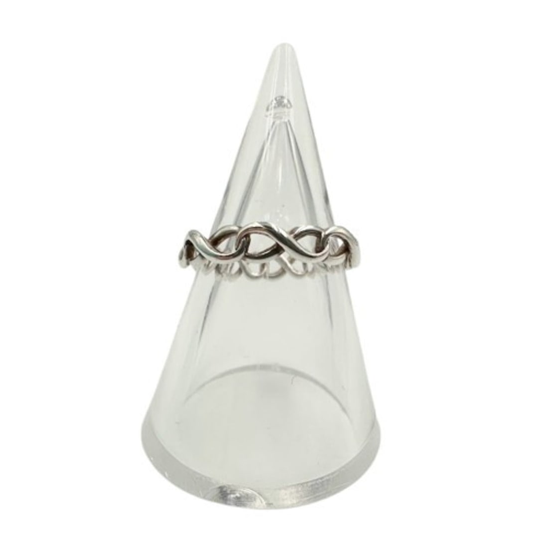 TIFFANY & CO. Tiffany Infinity Ring, Ag925: --- Catalog ---Category: SizeJP Size: 9US Size: 5Category: DesignType: Band ringColor: SilverGender: WomenMaterial: Silver 925Category: GeneralBrand: Tiffany--- Item List ---Section:
