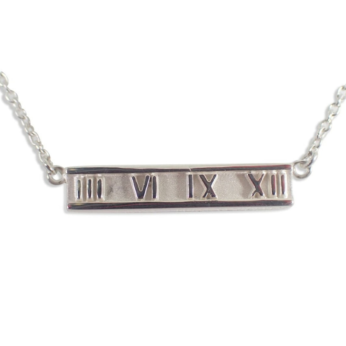 TIFFANY & Co. 925 Atlas Bar Pendant Necklace (1 of 14)