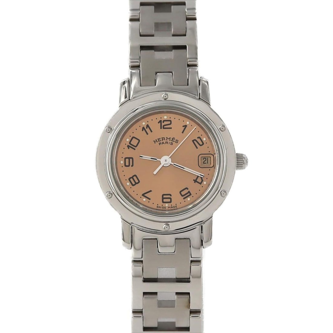 Hermes Clipper CL4.210 SS Quartz Watch (1 of 16)