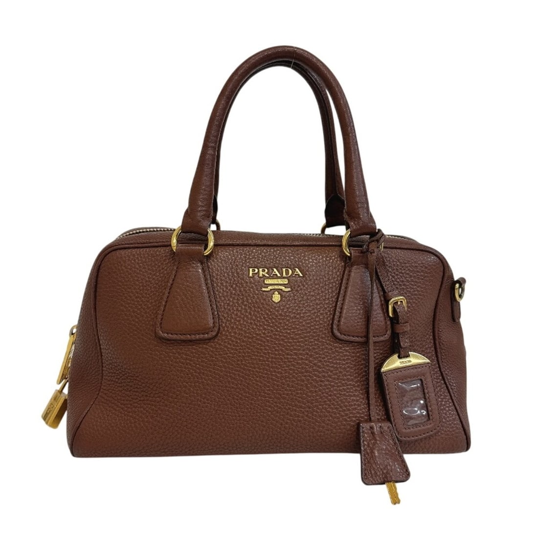 PRADA BL0867 2-Way Shoulder Handbag, Brown (1 of 20)
