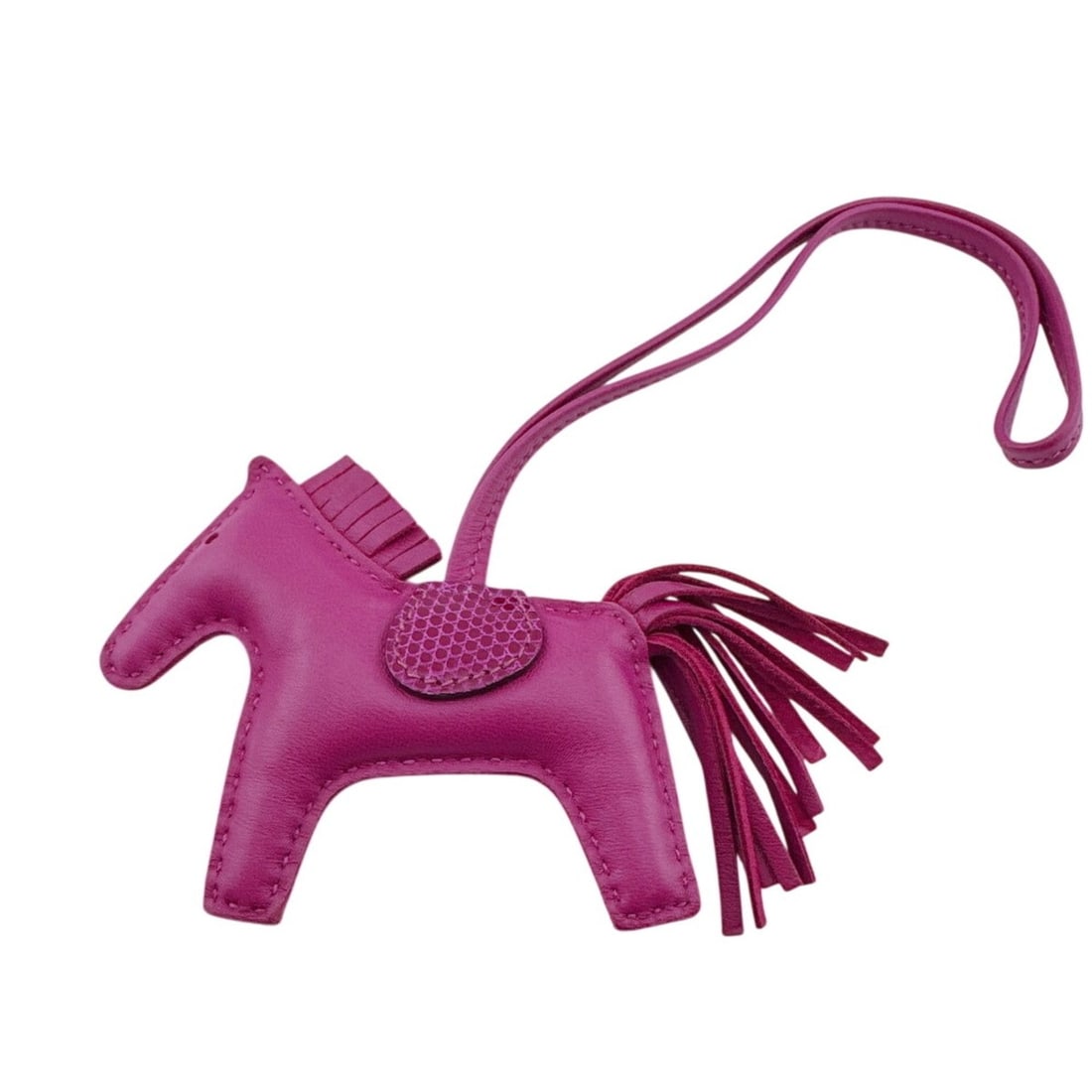 HERMES Rodeo Charm PM Bag Purple: --- Catalog ---Category: SizeSize (HxWxD): 7.50mm x 9.00mm / 0.30'' x 0.35''Category: DesignType: Handbag charmColor: PurpleGender: WomenMaterial: Agneau Milo, LizardCategory: GeneralBrand: HermesCoun