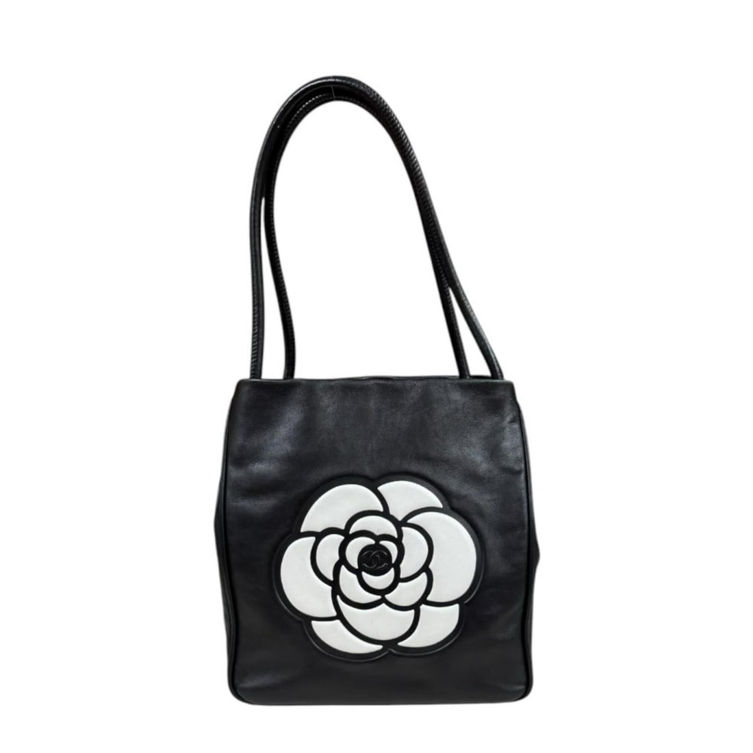 Chanel Camellia Tote Bag, Leather A20856, Black, Women's CHANEL (1 of 20)