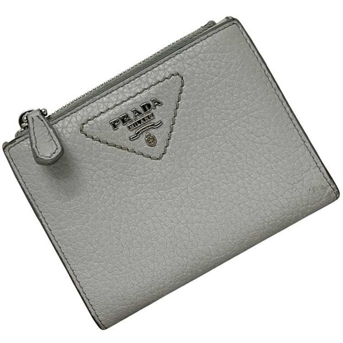 Prada bi-fold wallet, gray, Vitello Daino, 1ML050, leather, 234 PRADA (1 of 12)