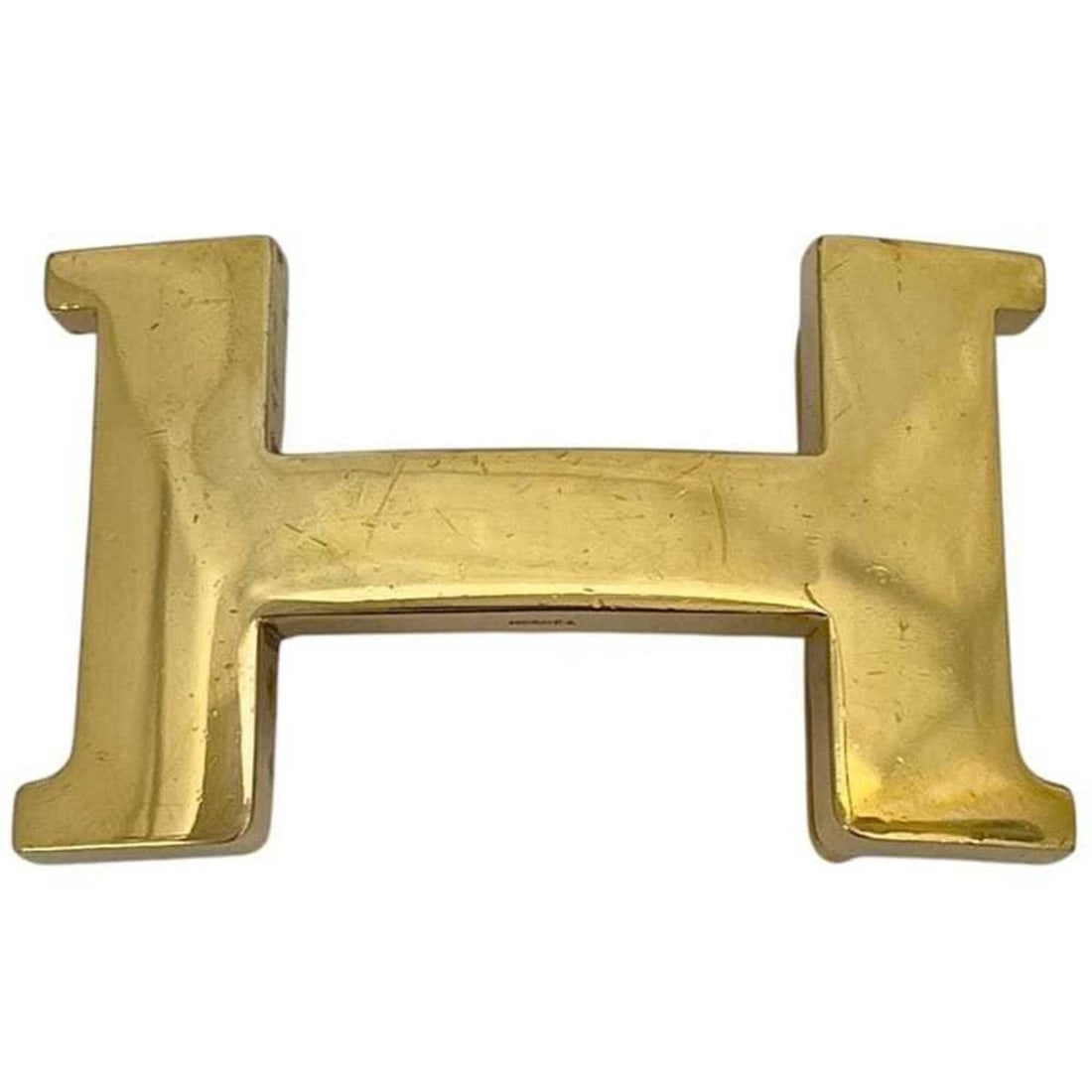 Hermes Constance Belt Buckle, Gold, 8cm (42mm), Metal.: --- Catalog ---Category: SizeWeight: 117.1g / 4.13oz.Buckle Size: 5cm x 8cm / 1.96'' x 3.14''Category: DesignType: Standard beltColor: GoldGender: MenMaterial (Buckle): MetalCategory: GeneralLine: