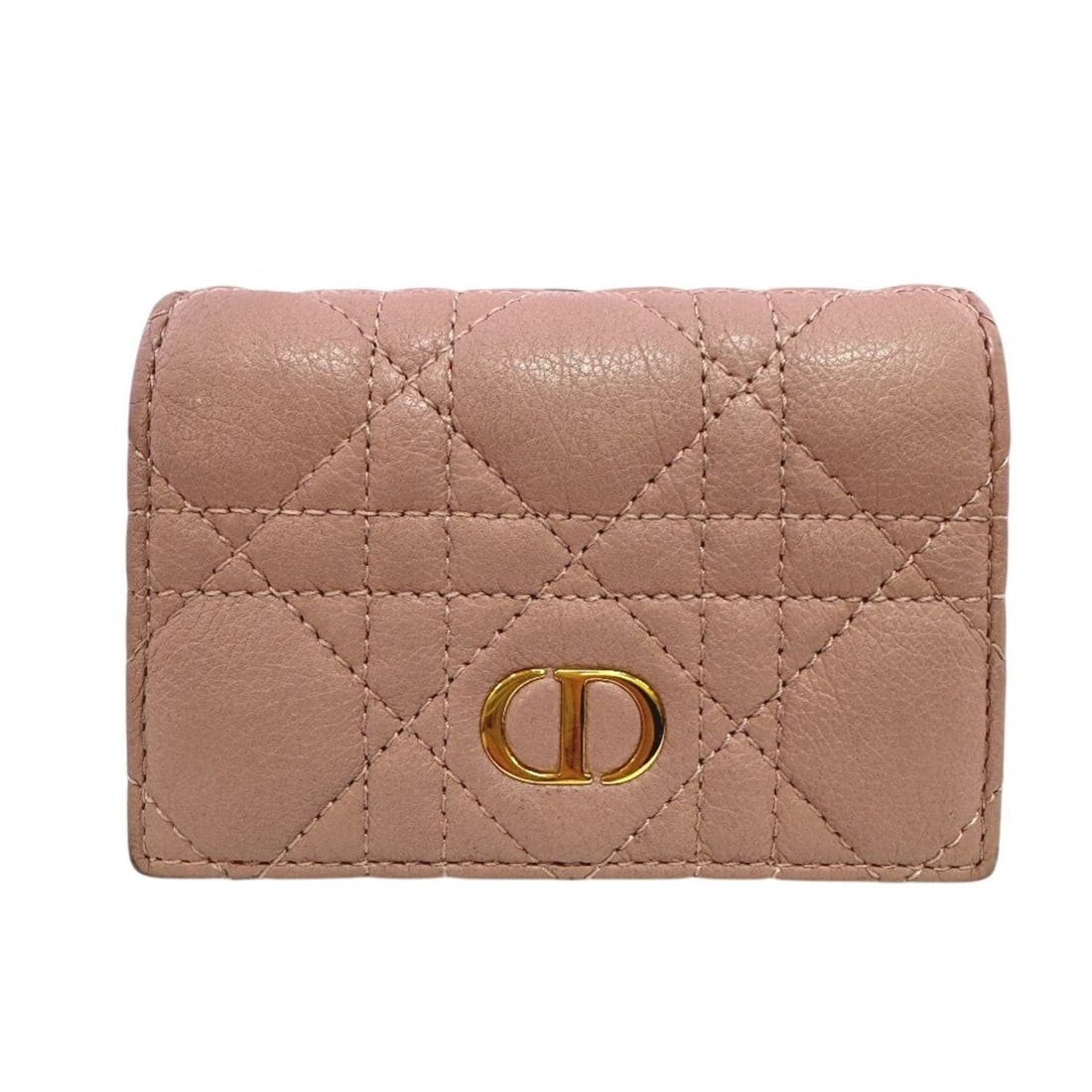 Christian Dior Dior Cannage Bi-fold Wallet, Coin Purse, Compact Quilted, Caro Pink: --- Catalog ---Category: SizeSize (HxWxD): 8.5cm x 11cm / 3.34'' x 4.33''Category: DesignType: Wallet (bi-fold)Color: PinkGender: WomenMaterial: Leather Category: GeneralBrand: Christian Dior--- Item 