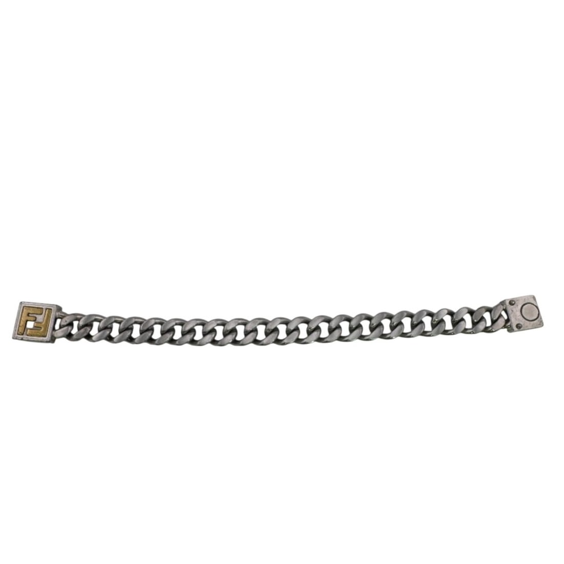 FENDI FF logo bracelet, silver - 6