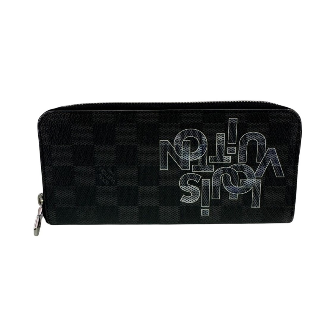 LOUIS VUITTON N60347 Zippy Wallet Vertical Round Zipper Organizer Damier Graphite Long Gray: --- Catalog ---Category: SizeSize (HxWxD): 10cm x 20cm / 3.93'' x 7.87''Category: DesignType: Long wallet (bi-fold)Color: Black, GrayGender: MenMaterial: Leather Category: GeneralMPN: N60347Brand: