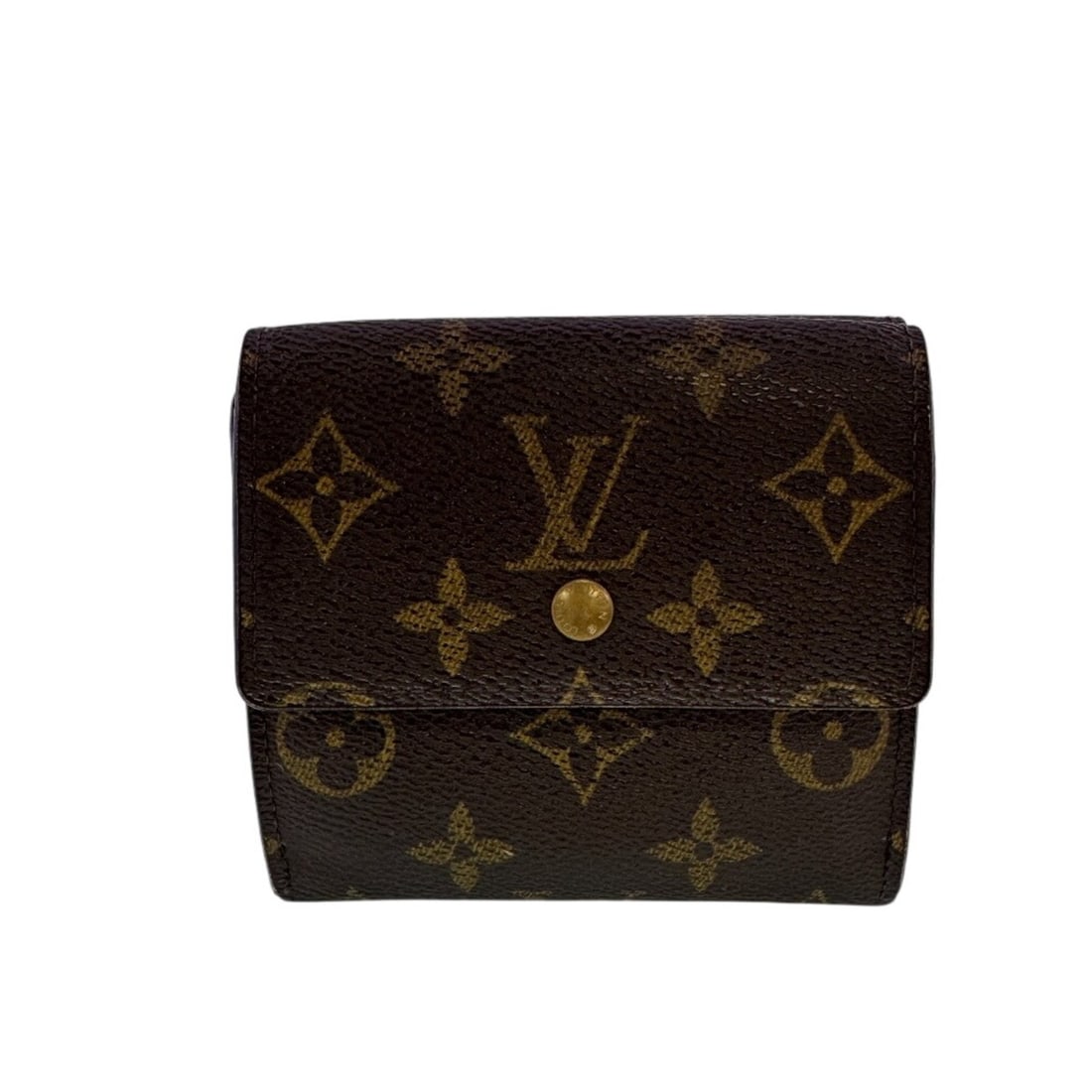 LOUIS VUITTON M61652 Portemonnaie Billet Carte Credit W-hook Monogram Tri-fold Wallet Brown: --- Catalog ---Category: SizeSize (HxWxD): 9.5cm x 10.5cm / 3.74'' x 4.13''Category: DesignType: Wallet (tri-fold)Color: BrownGender: MenMaterial: Leather Category: GeneralMPN: M61652Brand: Louis