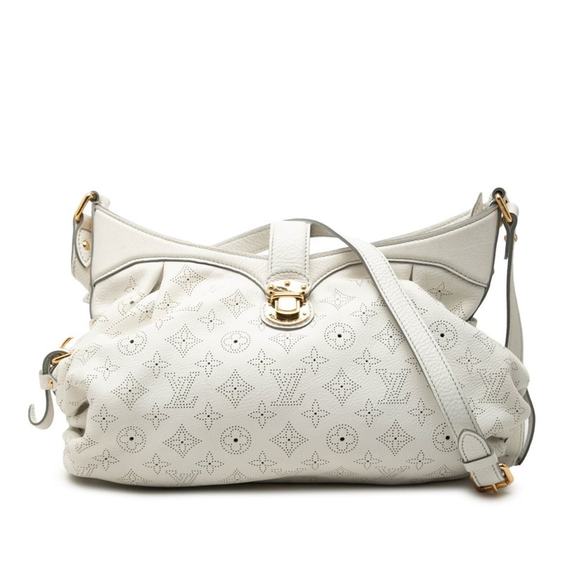 Louis Vuitton Monogram Mahina XS Crossbody Shoulder Bag M95661 Blanc White Leather Women's LOUIS: --- Catalog ---Category: SizeSize (HxWxD): 29cm x 36cm x 12cm / 11.41'' x 14.17'' x 4.72''Category: DesignType: Shoulder bagColor: Blanc, WhiteGender: WomenMaterial: Leather Category: GeneralMPN: M956