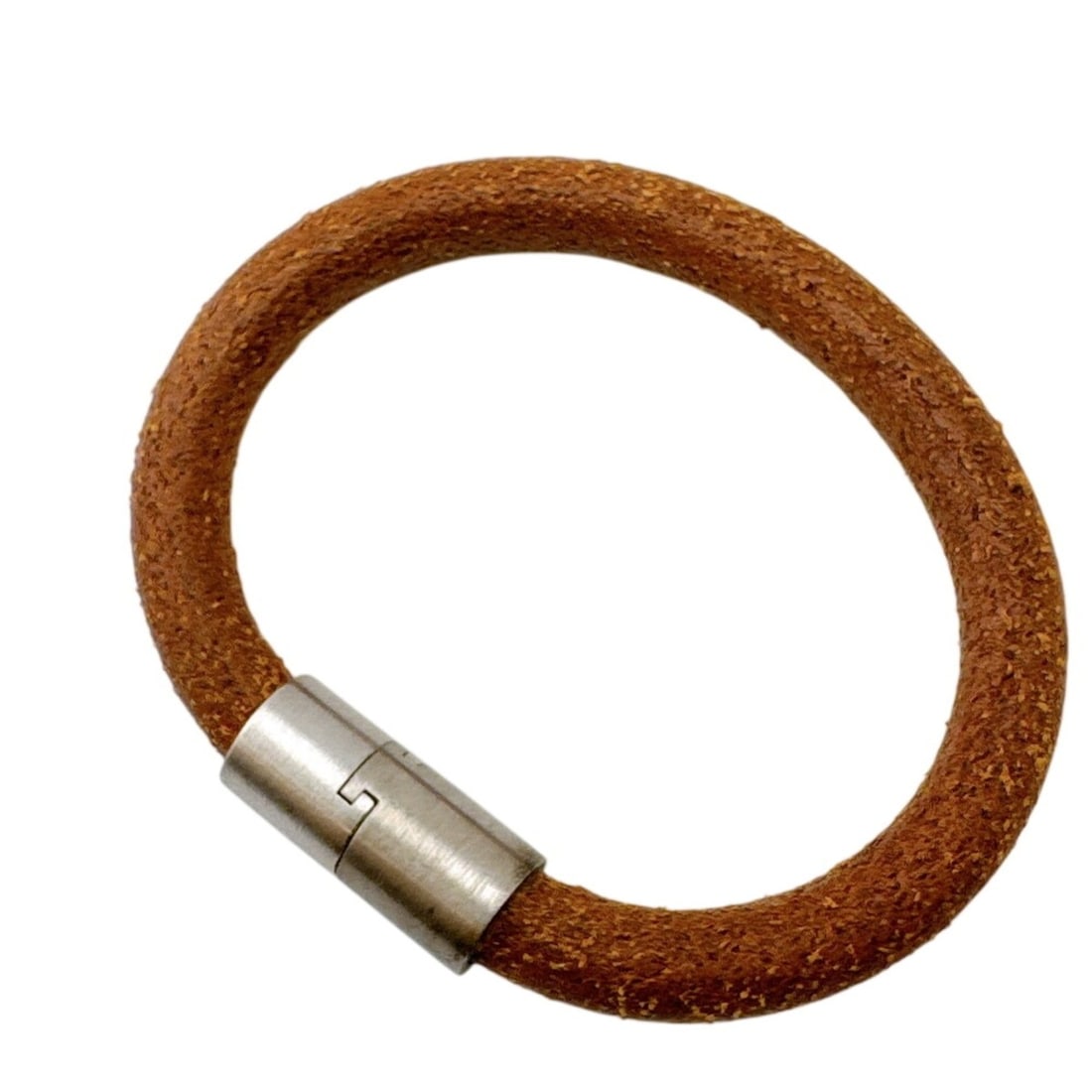 HERMES Iota Bangle Ring Bracelet Brown - 2