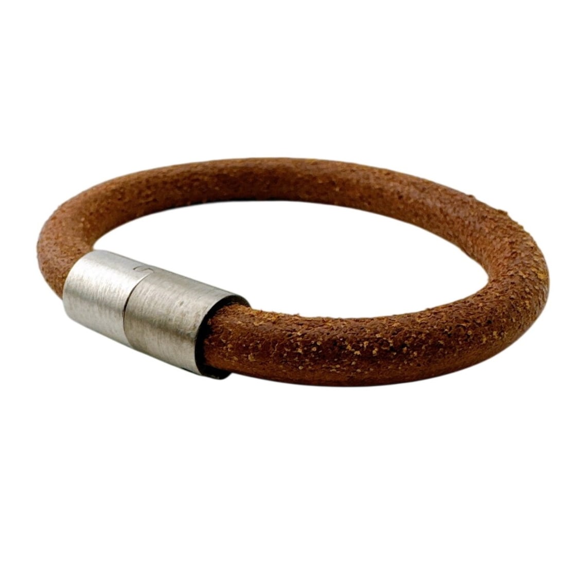 HERMES Iota Bangle Ring Bracelet Brown - 3