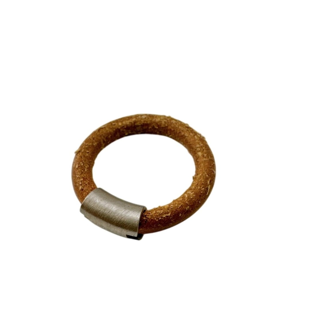 HERMES Iota Bangle Ring Bracelet Brown - 7