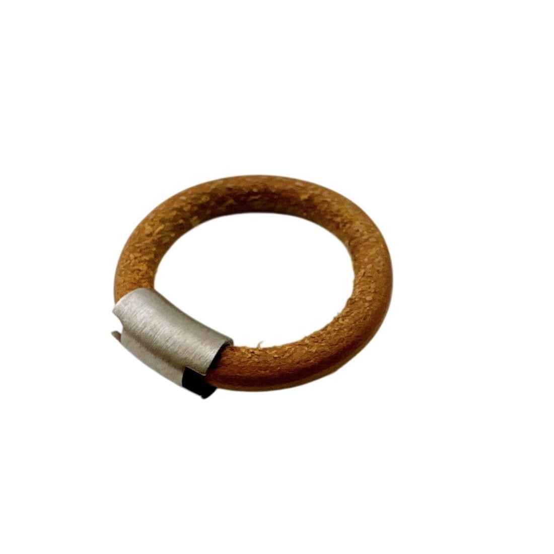 HERMES Iota Bangle Ring Bracelet Brown - 8