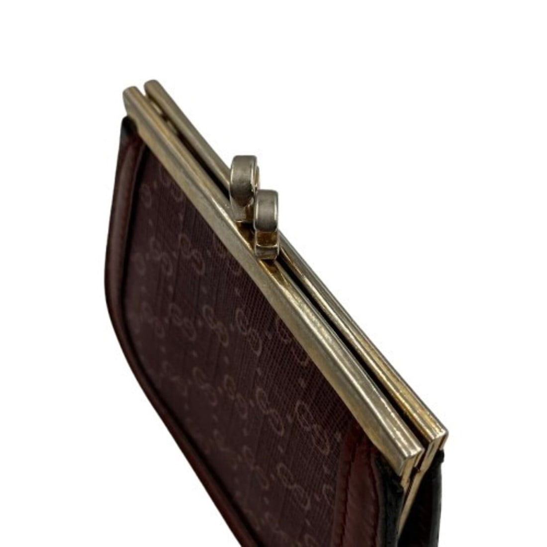 OLD GUCCI coin case, Guccissima pattern, Bordeaux. - 3