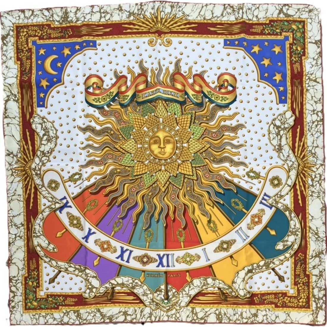 HERMES large scarf/muffler: --- Catalog ---Category: SizeSize (LxW): 88cm x 88cm / 34.64'' x 34.64''Category: DesignType: ScarfGender: WomenMaterial: Silk 100%Category: GeneralBrand: Hermes--- Item List ---Section: