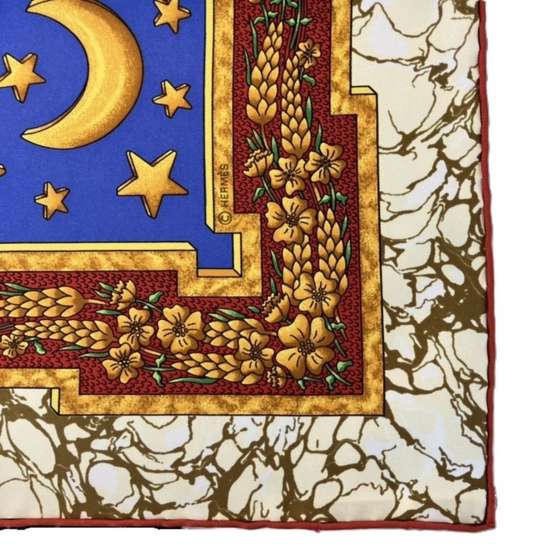HERMES large scarf/muffler - 3