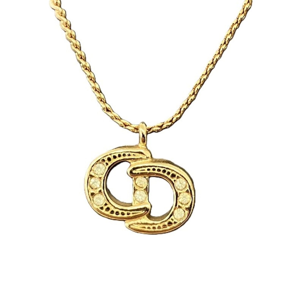 Christian Dior DIOR necklace, GP (Gold Plated) (1 of 12)