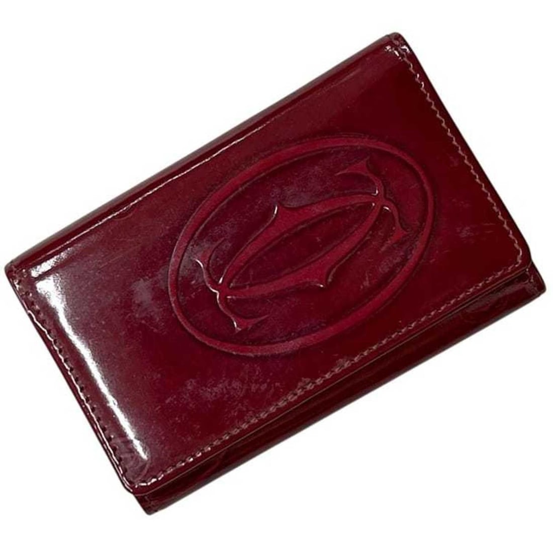 Cartier 6-Key Case, Bordeaux, Happy Birthday, CRL3000929, Key Holder, Leather,: --- Catalog ---Category: DesignType: KeycaseColor: BordeauxGender: Women,MenMaterial: Leather Category: GeneralMPN: CRL3000929Brand: CartierCountry of Origin: FranceCategory: Physical PropertiesSize