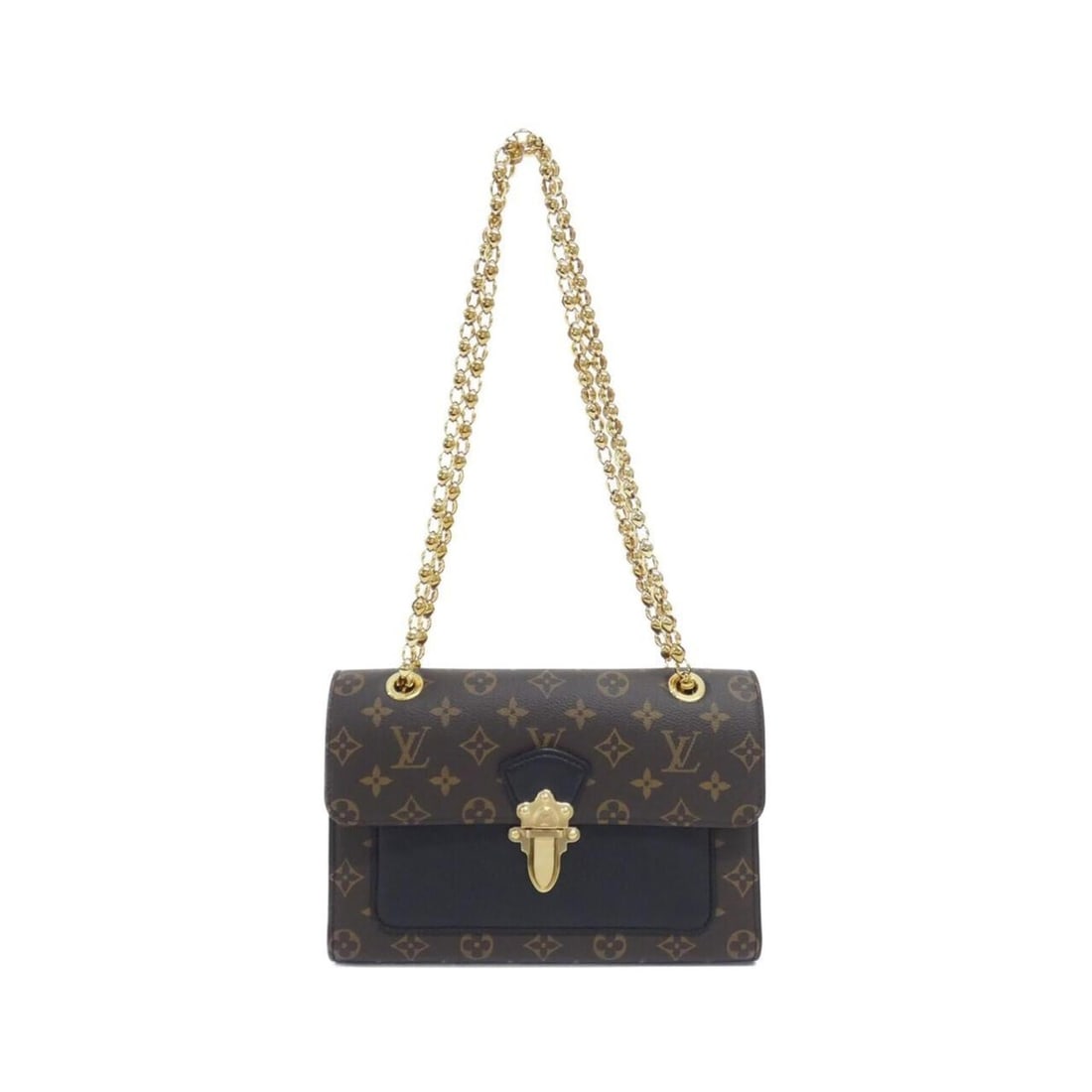 Louis Vuitton Monogram Victoire M41730 Shoulder Bag: --- Catalog ---Category: SizeSize (HxWxD): 17cm x 27cm x 10cm / 6.69'' x 10.62'' x 3.93''Category: DesignType: Shoulder bagColor: Black, BrownGender: Men,WomenMaterial: Coated canvas Category: